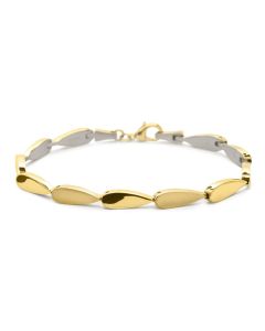 Boccia Titan Armband vergoldet 03052-03