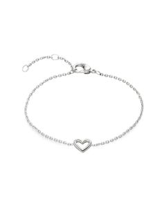 Boccia Titan Damenarmband Herz 03070-01