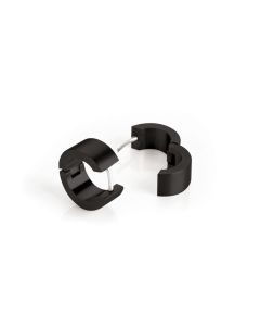 Boccia Titan Creolen schwarz 0503-12