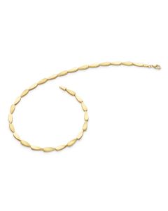 Boccia Titan Collier goldplattiert 08068-03