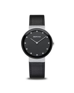 Bering Damenuhr Kalbsleder schwarz 10135-4025