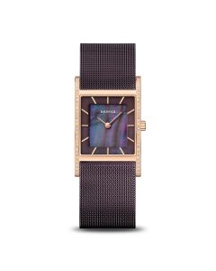 Bering Damenuhr aubergine-rosegold 10426-262-S