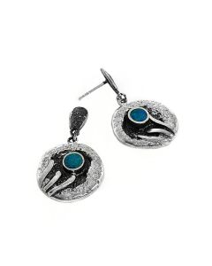 EvaStone Design Ohrpendel Silber Opal-Doublette 1190E
