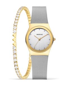 Bering Damenuhr Classic im Set mit Armband 12927-001-GWP