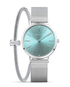 Bering Damenuhr Classic im Set mit Armband 14134-005-GWP
