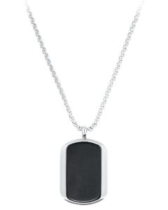 S.Oliver Kette Edelstahl mit Anhänger Achat 2035537