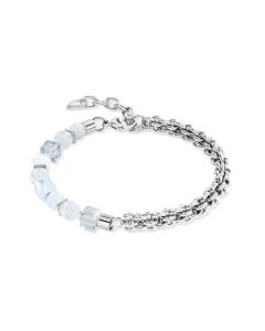 Coeur de Lion Armband Cube Nexus silber-weiß 3022301417