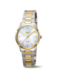 Boccia Damen Titan Solar Uhr bicolor 3363-04