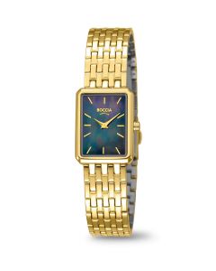 Boccia Uhr Damen Titan gold 3383-2