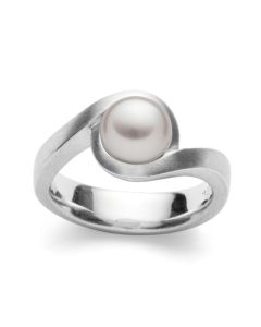 bastian inverun Ring Silber Perle 39021