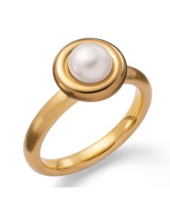bastian inverun Ring Golden Pearl Deram 42130