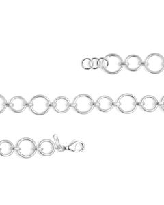 Bastian Silber Armband Interlocking Circles 42610