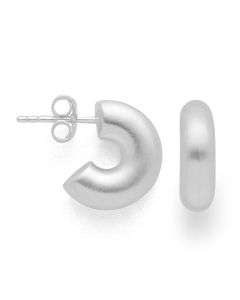 Bastian Silber Ohrstecker Curved Shape 42640