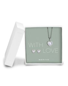Bering Schmuckset WITH LOVE 428-712-silver