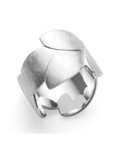 bastian inverun Ring Silber Leaf By Leaf 42870