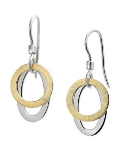 Yvette Ries Silber Ohrhänger bicolor 42921 59 15 000