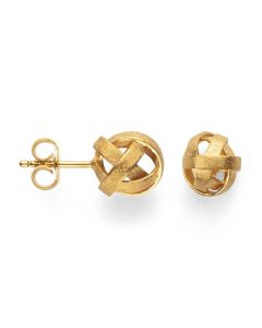 Bastian Silber Ohrstecker Golden Knot 43770