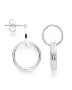 Bastian Silber Ohrstecker Silver Trio 43820