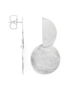 Bastian Silber Ohrstecker Moonwalk 45860