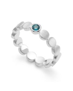 Silber Ring von Bastian Inverun mit Blautopas 46050