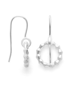 Bastian Silber Ohrhänger Silver Circle 46100