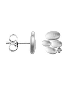 Bastian Silber Ohrstecker Zen Rocks 46890