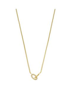 Bering Kette Edelstahl Arctic Pavé vergoldet 471-27-450