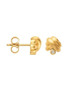 Bastian Silber Ohrstecker vergoldet Knot Love 47100