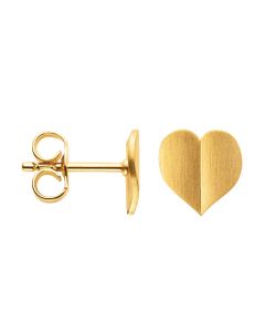 Bastian Silber Ohrstecker vergoldet First Kiss 47200