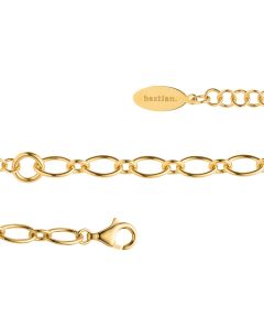 Bastian Silber Armband  vergoldet River Flow  47370