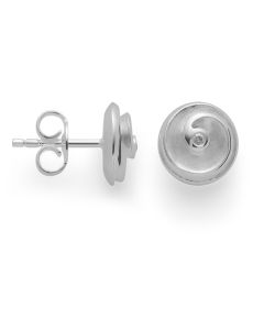 Bastian Silber Ohrstecker Swirl 49040