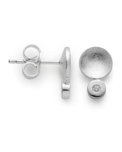 bastian inverun Ohrstecker Silber Diamond Bowl 49110