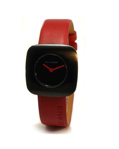 Rolf Cremer Designuhr Edge rot 508013