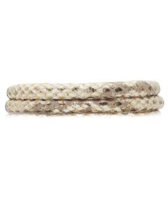 Christina Lederarmband 601-2 GOLDSNAKE doppelreihig