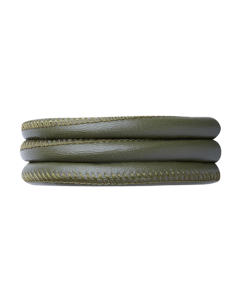 Christina Lederarmband 601 GREEN dreireihig