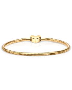 Bering Armband Arctic Symphony vergoldet Herz 617-20-X0