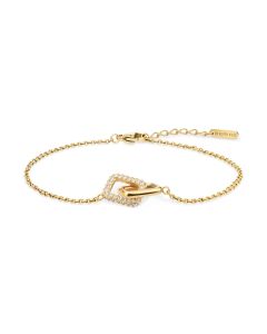 Bering Armband Edelstahl Arcitic Pavé vergoldet 667-27-180
