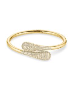 Bering Armreif Edelstahl Arctic Pavé vergoldet 678-2217-X0