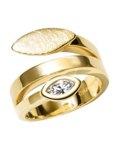 Yvette Ries 925/00 Sterling-Silber Ring mit Swarovski Kristall 6970426800056