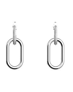 Les Georgettes Ohrstecker silberfarben Chaîne 70426061608000