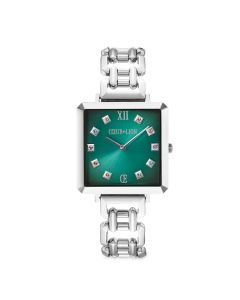 Coeur de Lion Damenuhr Iconic Cube Turquoise Glaze 7630741707