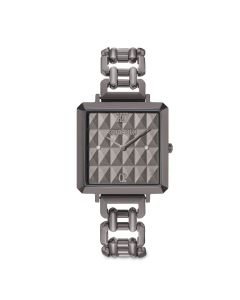 Coeur de Lion Damenuhr Iconic Cube Spikes Statement Anthrazit 7665741228
