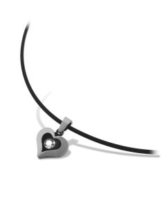Finnlandschmuck Nordform Herz-Anhänger Bergkristall A-3-203