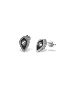 Finnlandschmuck Nordform Ohrstecker Bergkristall A-4-1294
