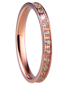BERING Arctic Symphony Ring Rosegold Steine