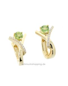 Creole 585/000 Gelbgold mit Peridot