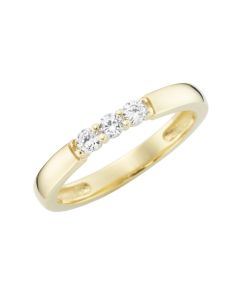 Ring 375/-Gelbgold mit Zirkonia 93011840000