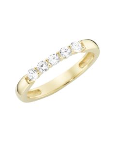 Ring 375/-Gelbgold mit Zirkonia 93011940000