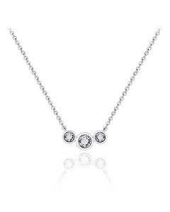 Halskette 925 Silber mit Zirkonia N1040