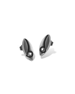 Finnlandschmuck Nordform Ohrstecker Bergkristall N-4-4301